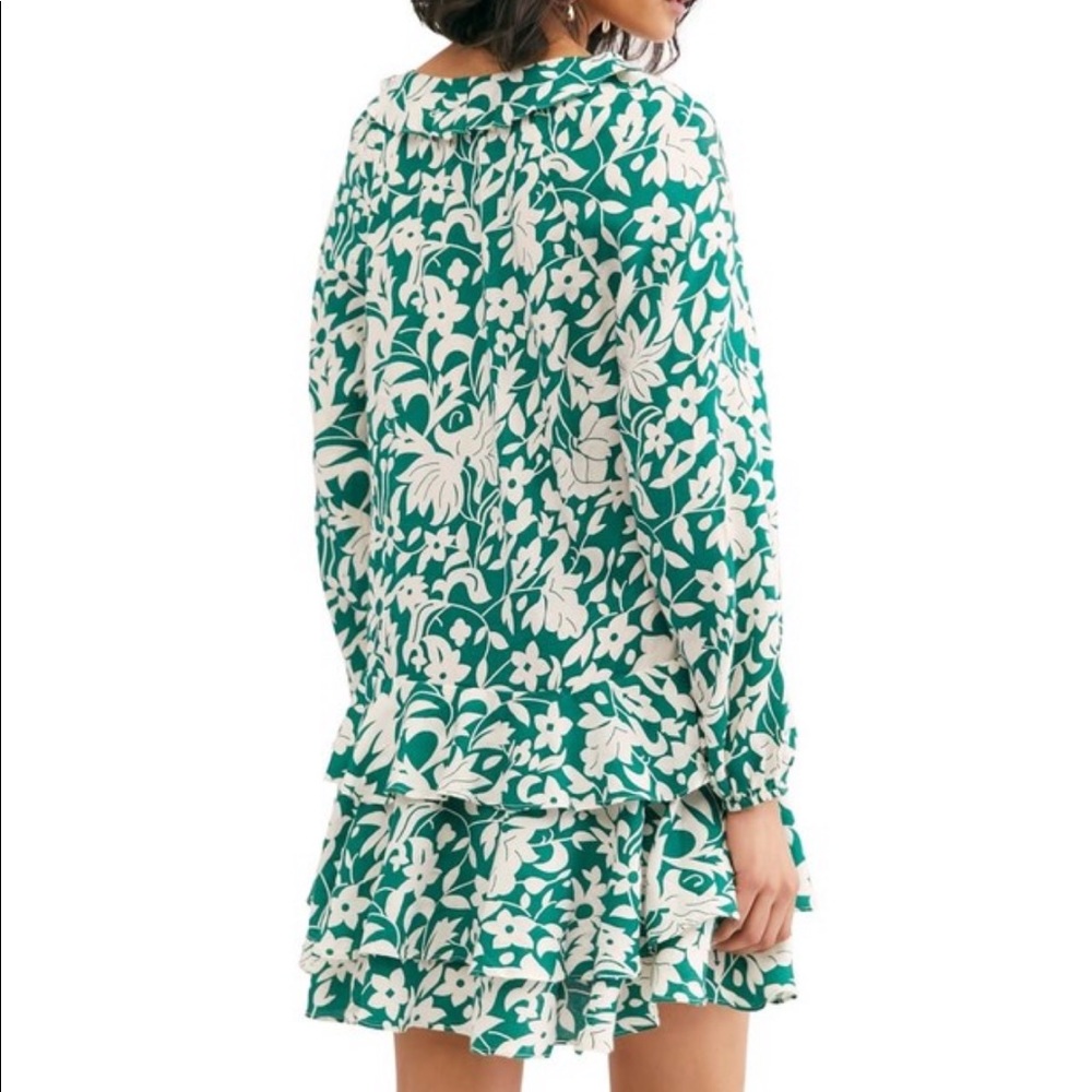 Free People Ruffle Minidress NWOT - Picture 2 of 6